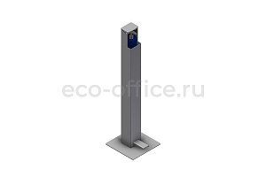 Ножной диспенсер для дезинфицирующих средств ECO-DIS Чёрный RAL 9005 фото