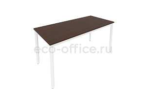Стол письменный на металлокаркасе SLIM SYSTEM С.СП-6 Венге Цаво / Белый металл фото