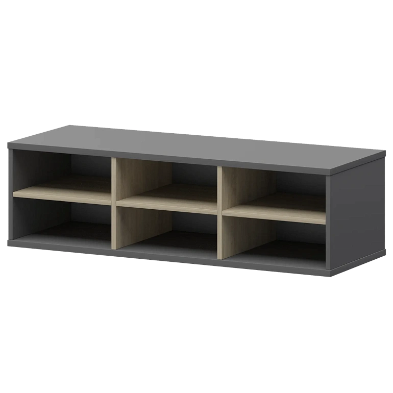 надставка с вставкой для тумбы-купе protech смт-12нв.18 тип1 графит/кронберг фото