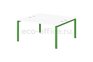 Стол-тандем на металлокаркасе 60*30 SENTIDA COLOR S-43 Зелёный лайм фото