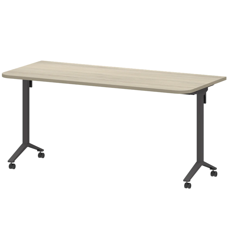 стол мобильный складной радиусный protech мб25-160.70р кронберг/антрацит фото