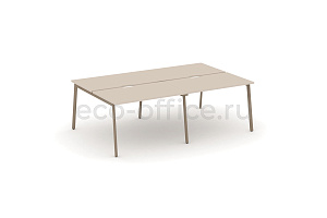 Рабочая станция на 4 места ESTETICA ES.D.RS-4.2-VP Капучино фото