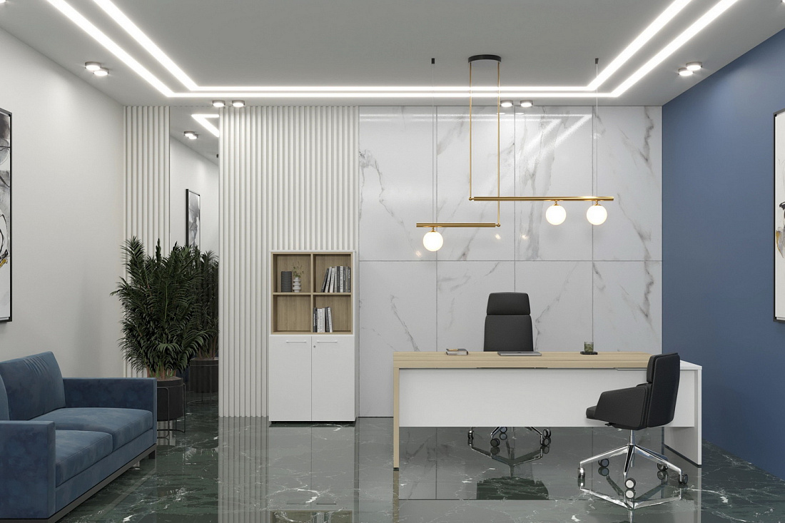 кабинет руководителя кортез кронберг / белый фото