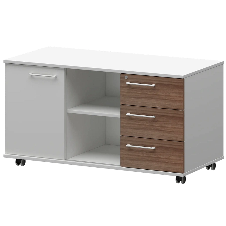 креденция правая protech kzt-62r темный шимо/белый фото