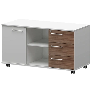 Креденция правая Protech KZT-62R Темный шимо/Белый фото