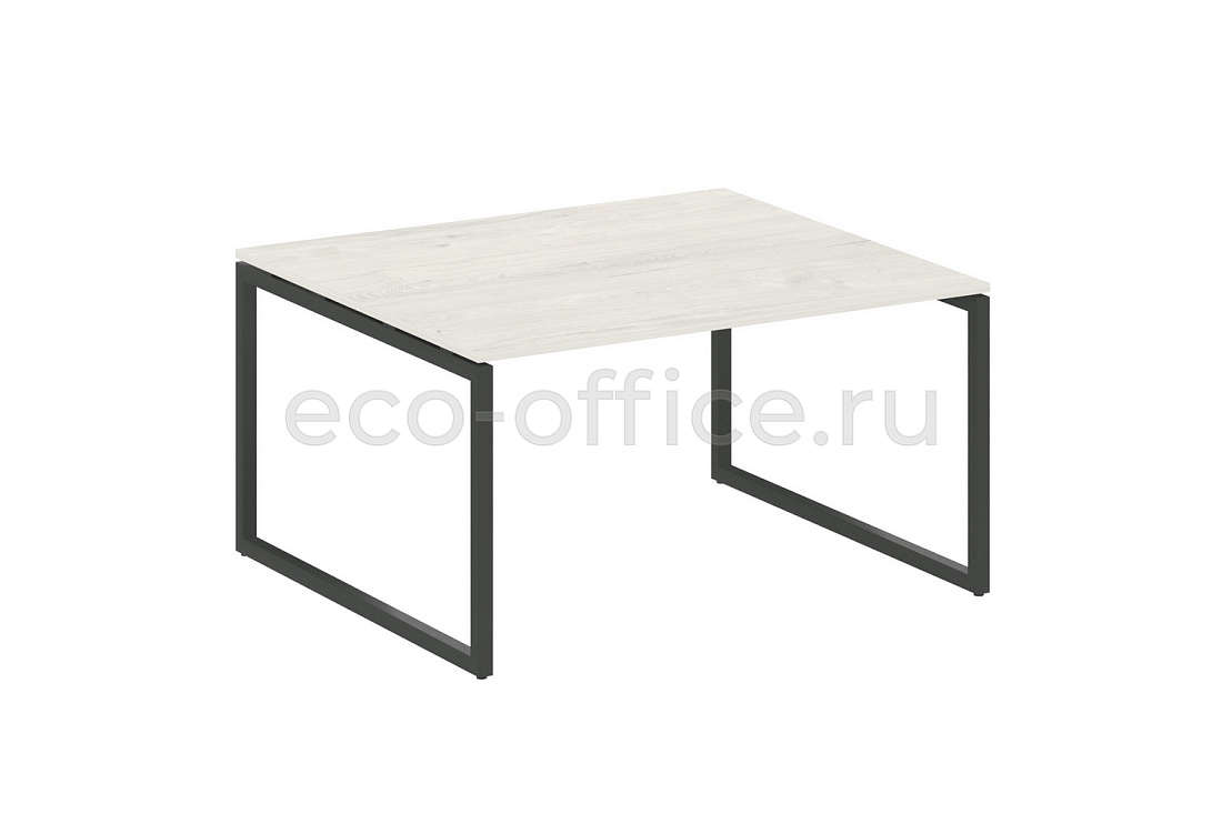 Стол переговорный (1 столешница) METAL SYSTEM QUATTRO 4x4 40БО.ПРГ-1.3 Дуб Наварра / Антрацит металл   стоимость