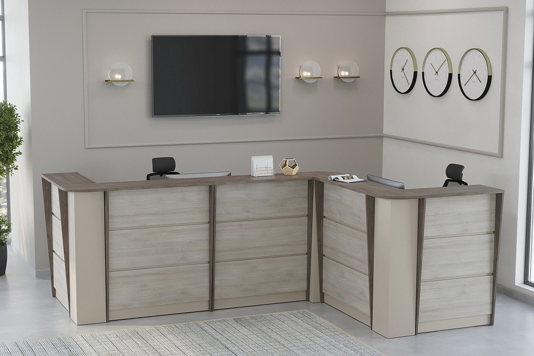 ресепшн new line дуб шамони составной фото