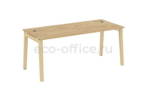 Стол рабочий руководителя ONIX WOOD DIRECT OW.SRR-5.8 Тиквуд Светлый / Дуб Светлый фото