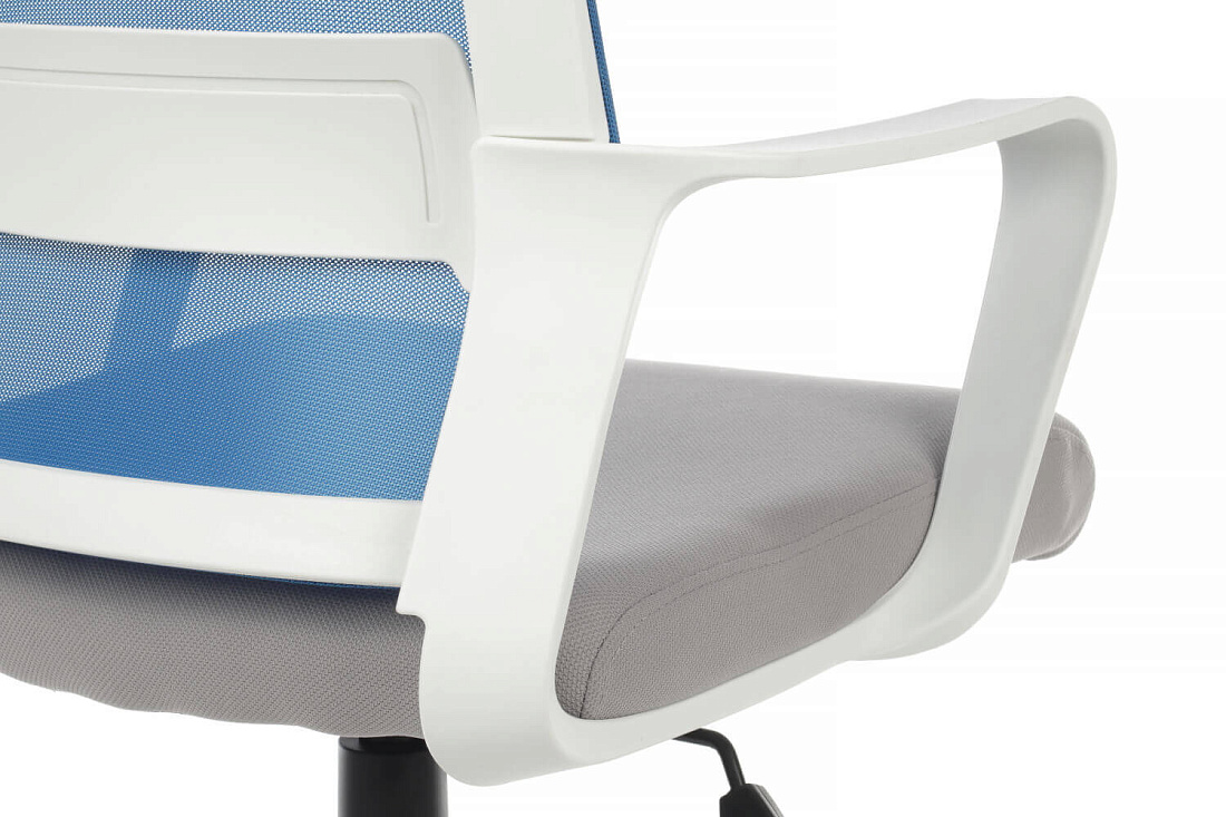 кресло rv chair mint 1029mw синяя сетка / серая ткань фото