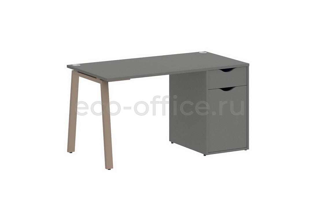 Стол письменный HomeOffice VR.SP-3-138.1.A mocco Металлик   стоимость