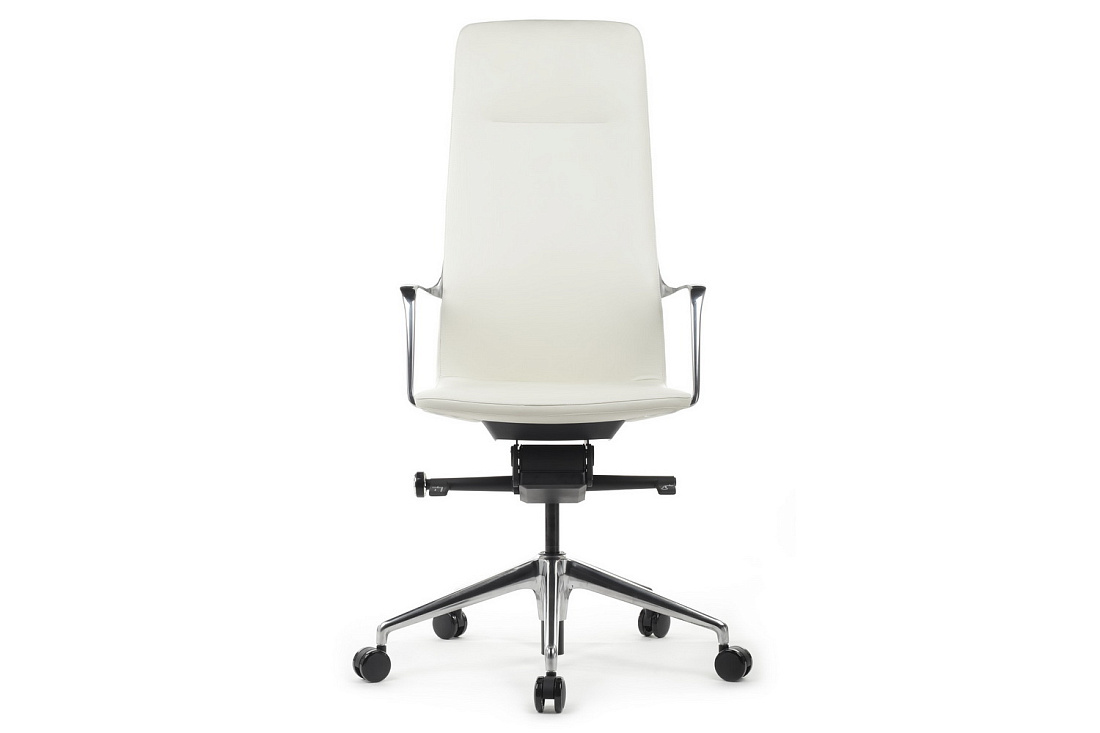 Кресло руководителя RV Design PLAZA FK004-A13 Белая кожа  стоимость