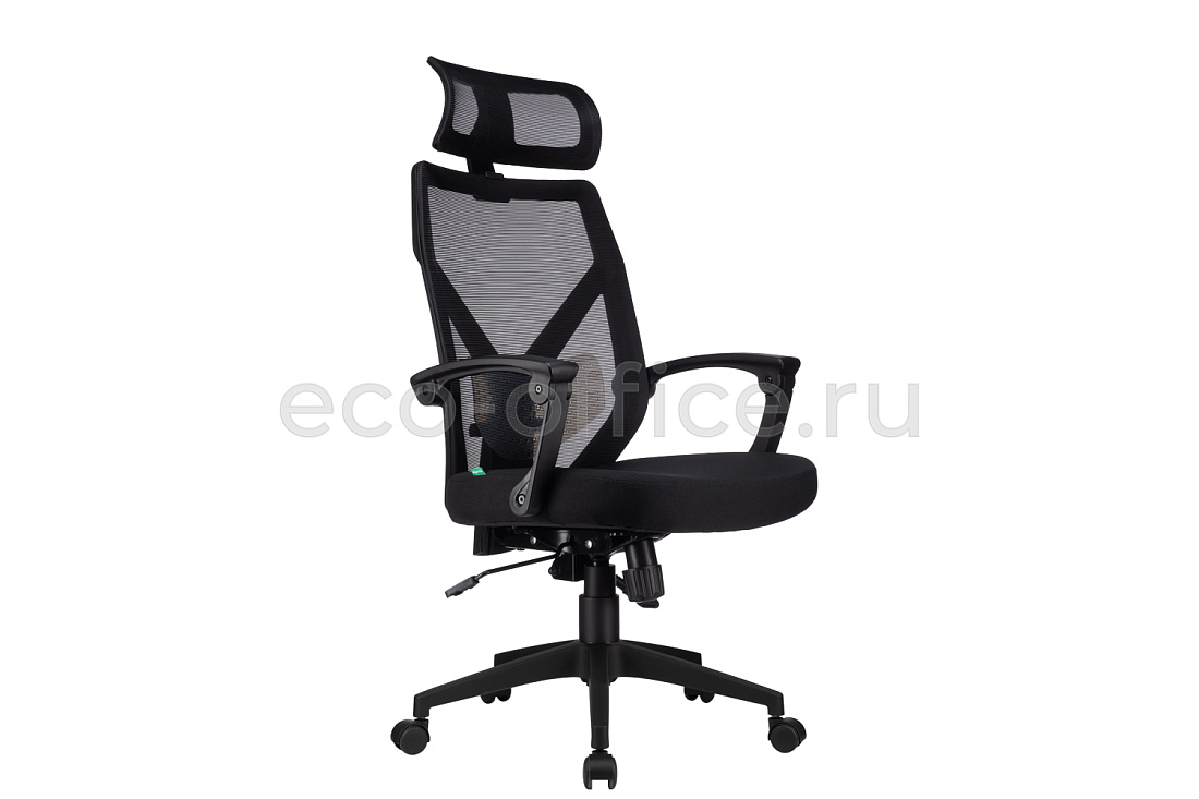 Кресло RV Chair OLIVER W-203 AC Чёрный пластик / Чёрная сетка купить в Москве
