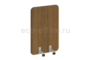 Перегородка на металлических опорах, на роликах R-LINE DP.R-80-120 Орех Гварнери фото