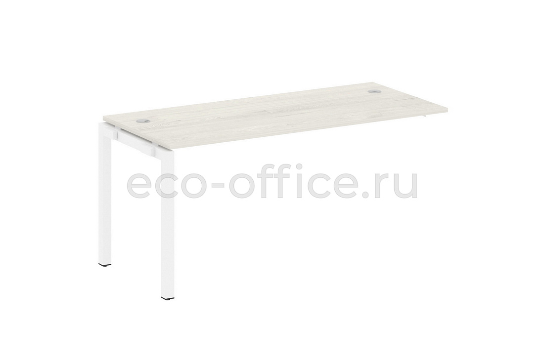 Проходной наборный элемент METAL SYSTEM QUATTRO 5x5 50БП.ПРС-СП-1.4 Дуб Наварра / Белый металл купить в Москве