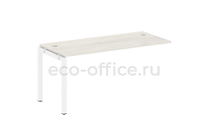 Проходной наборный элемент METAL SYSTEM QUATTRO 5x5 50БП.ПРС-СП-1.4 Дуб Наварра / Белый металл фото