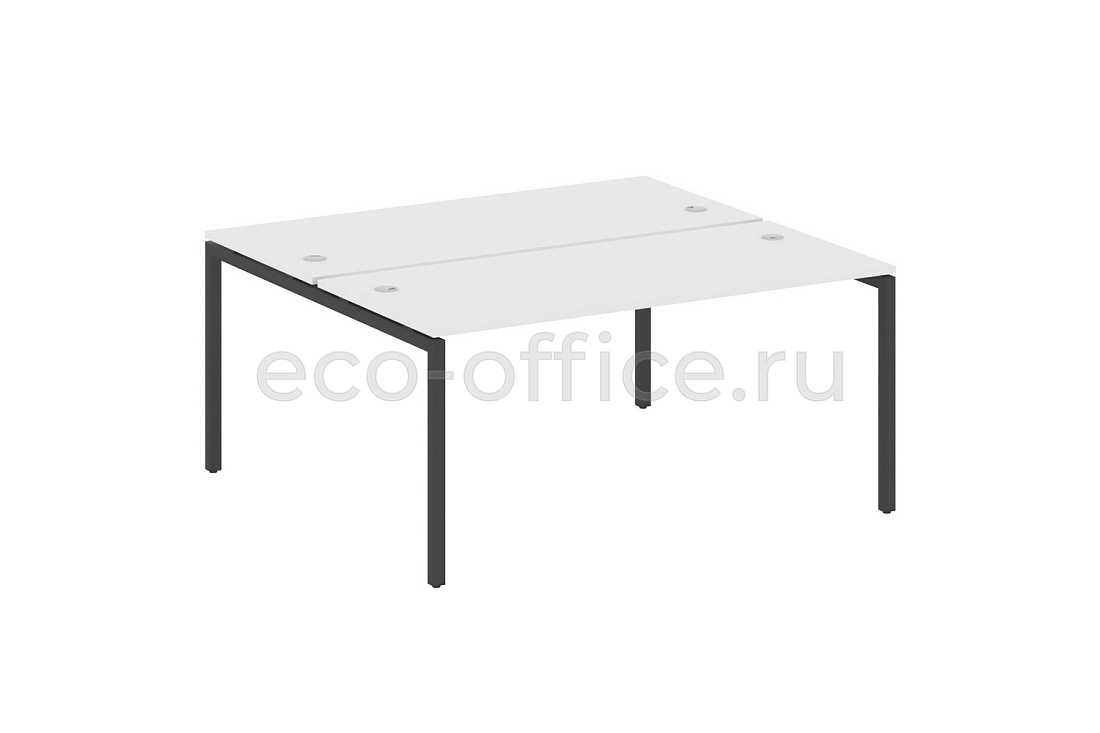 Рабочая станция METAL SYSTEM QUATTRO 4x4 40БП.РАС-СП-2.4 Белый / Антрацит металл  стоимость