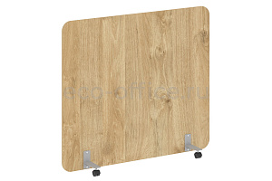 Перегородка на металлических опорах, на роликах R-LINE DP.R-160-140 Тиквуд Светлый фото