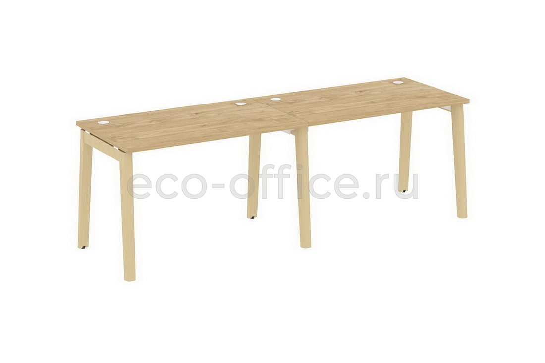 Рабочая станция на 2 рабочих места ONIX WOOD OW.RS-2.2.7 Тиквуд Светлый / Дуб Светлый  стоимость