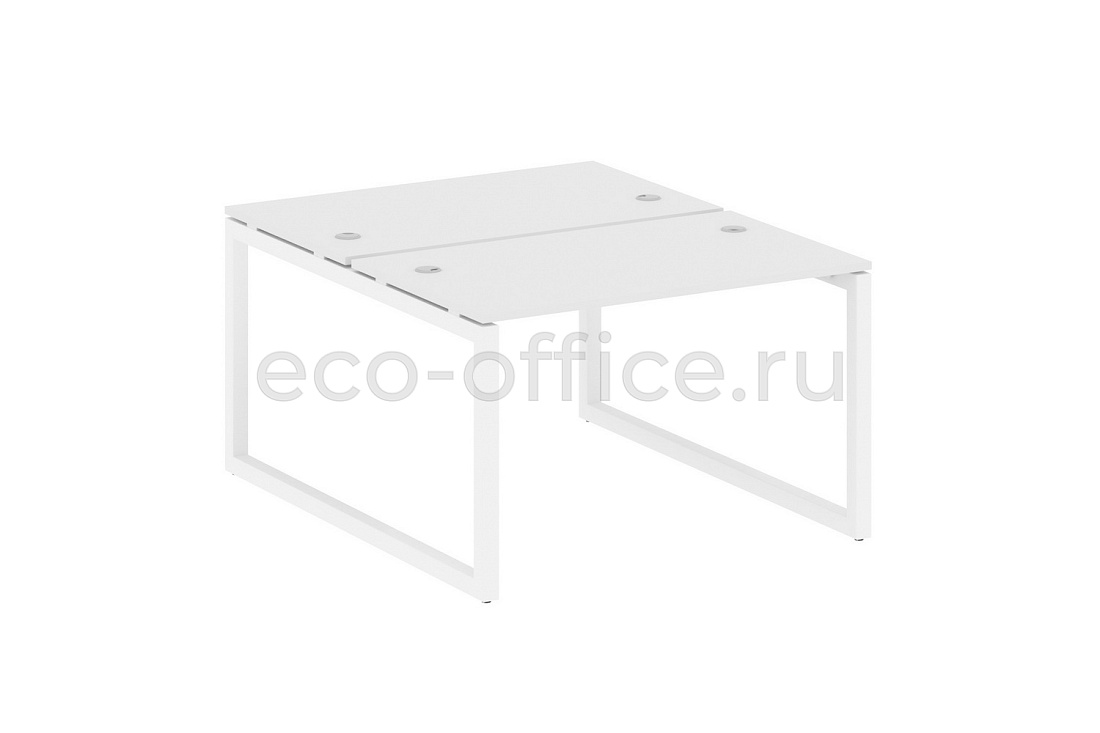 Рабочая станция METAL SYSTEM QUATTRO 5x5 50БО.РАС-СП-2.2 Белый / Белый металл  стоимость