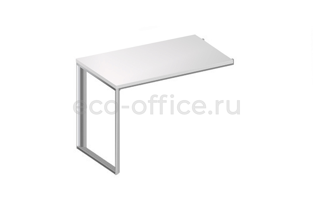 Приставной элемент на опоре CARRE CART100 Белый купить в Москве