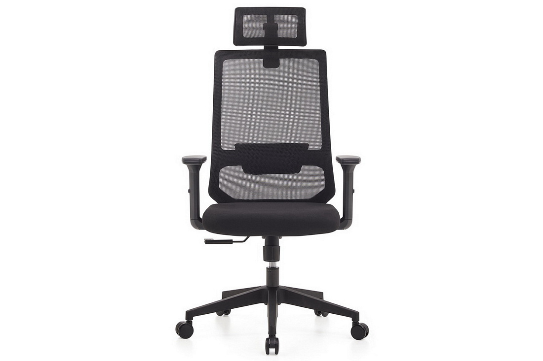 кресло rv chair lid 853a-dp3d чёрная сетка / чёрная ткань фото
