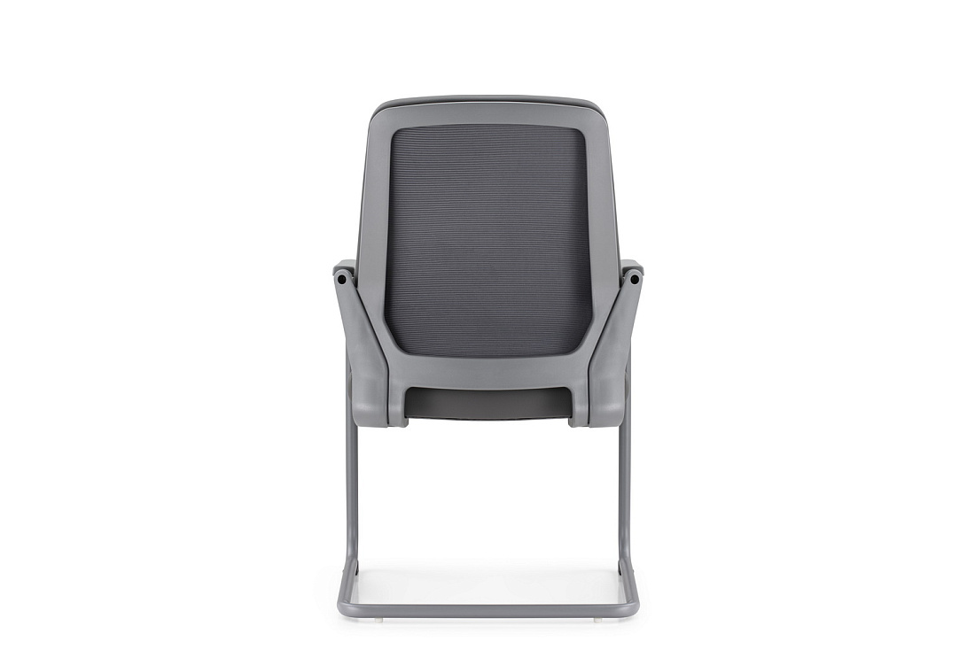 конференц-кресло rv chair sitting d825-5 тёмно-серая экокожа фото