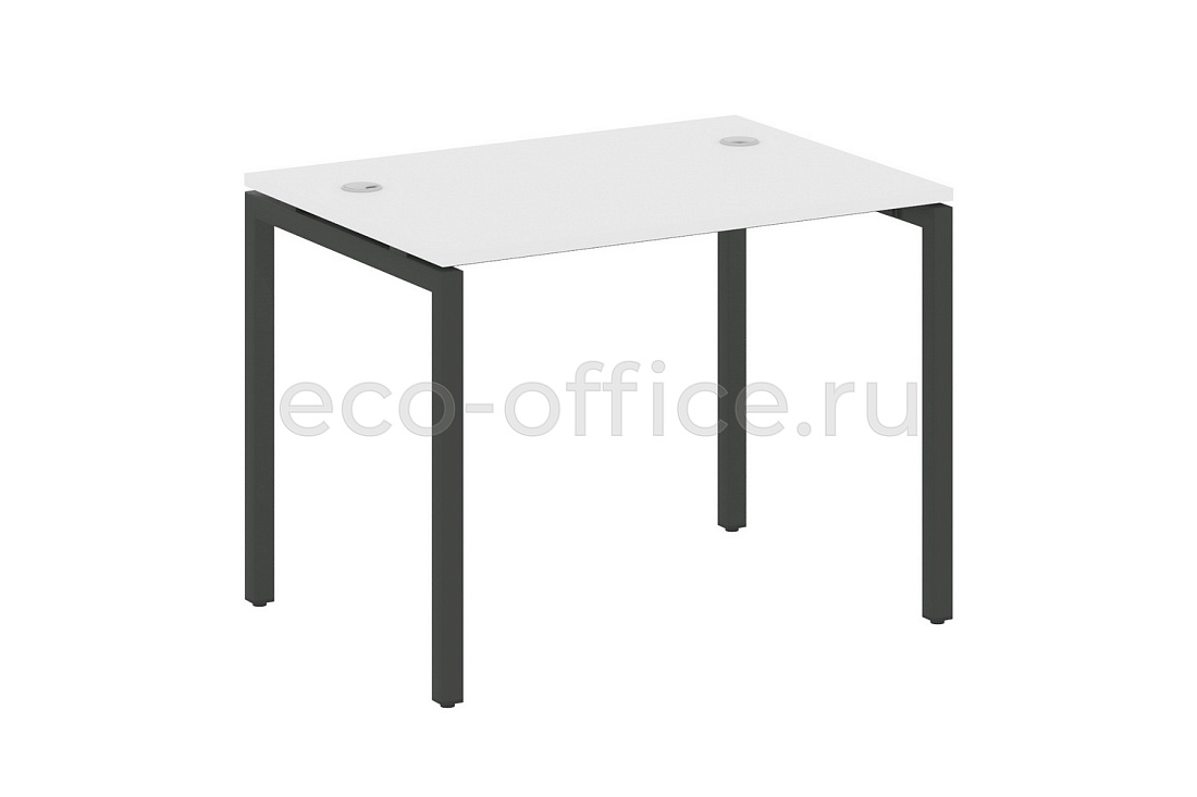 Стол письменный METAL SYSTEM QUATTRO 4x4 40БП.СП-1 Белый / Антрацит металл  стоимость