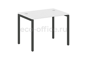 Стол письменный METAL SYSTEM QUATTRO 4x4 40БП.СП-1 Белый / Антрацит металл фото