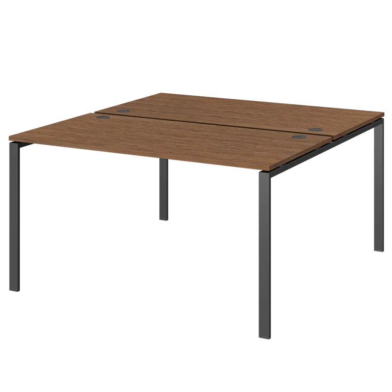 бенч двойной на 2 рабочих места protech амб-004.60 орех/антрацит фото