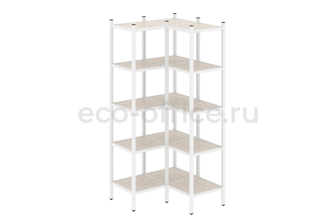 Комплект наборного стеллажа LOFT VR.L-32 Денвер Светлый / Белый металл  стоимость