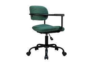 Кресло ECO-CHAIR KOLIN W-231 Сине-зелёная ткань фото