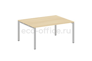 Стол переговорный (1 столешница) METAL SYSTEM STYLE БП.ПРГ-1.4 Акация Лорка / Серый металл фото