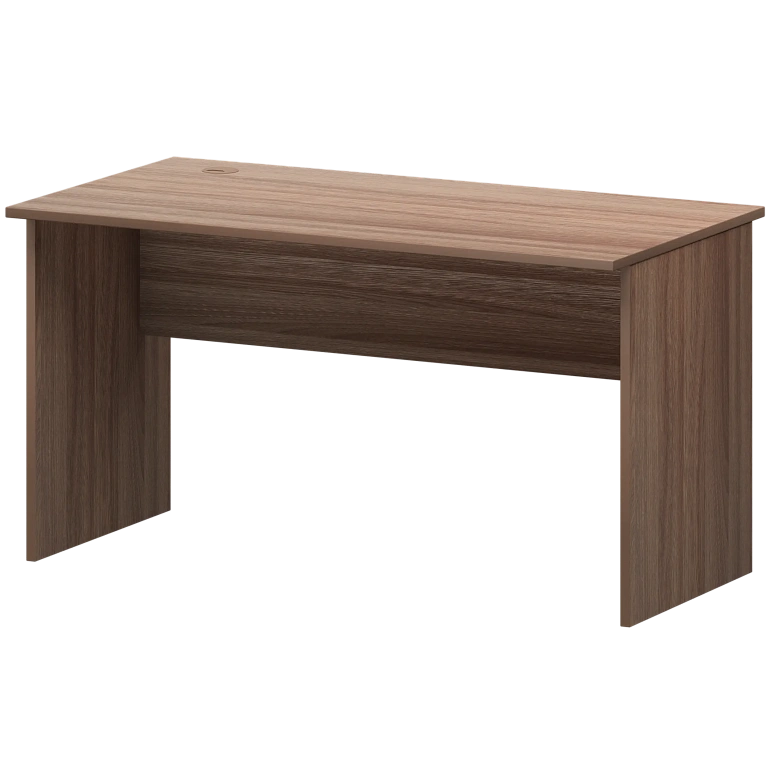 стол с кабель каналом слева protech а-003.к.лв темный шимо фото