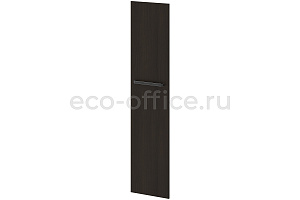 Дверь высокая правая GRACE L-033 R Дуб Линдберг тёмный фото