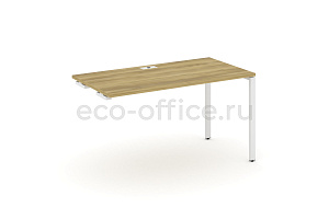 Стол приставка к опорным тумбам/шкафам CONCEPT CN.OSPR-003 Дуб Винченцо / Белый металл фото