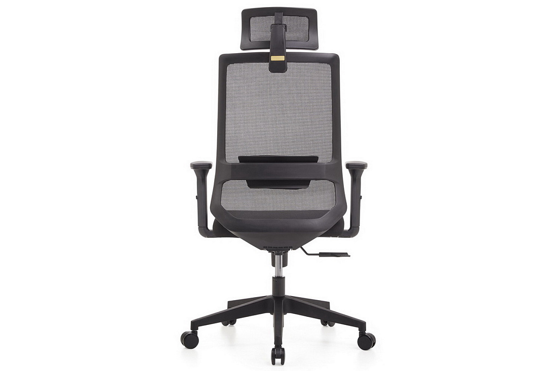 кресло rv chair lid 853a-dp3d чёрная сетка / чёрная ткань фото