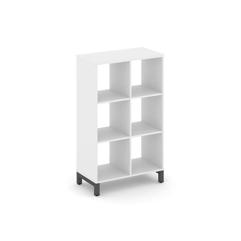 каркас стеллажа 3 яр. style project sn.ks-320 белый/металл антрацит фото