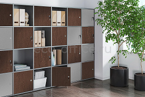 Модульные шкафы LOCKER PLUS Дуб Наварра фото