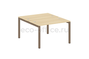 Рабочая станция METAL SYSTEM QUATTRO 5x5 50БП.РАС-СП-2.2 Акация Лорка / Мокко металл фото