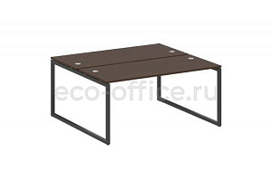 Рабочая станция METAL SYSTEM QUATTRO 4x4 40БО.РАС-СП-2.4 Венге Цаво / Антрацит металл фото