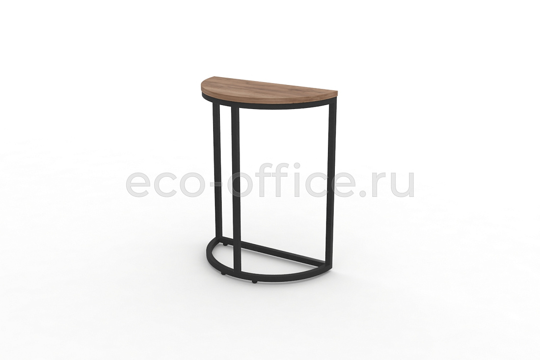 Стол журнальный SLICE-650 Дуб Табак / Чёрный металл  стоимость