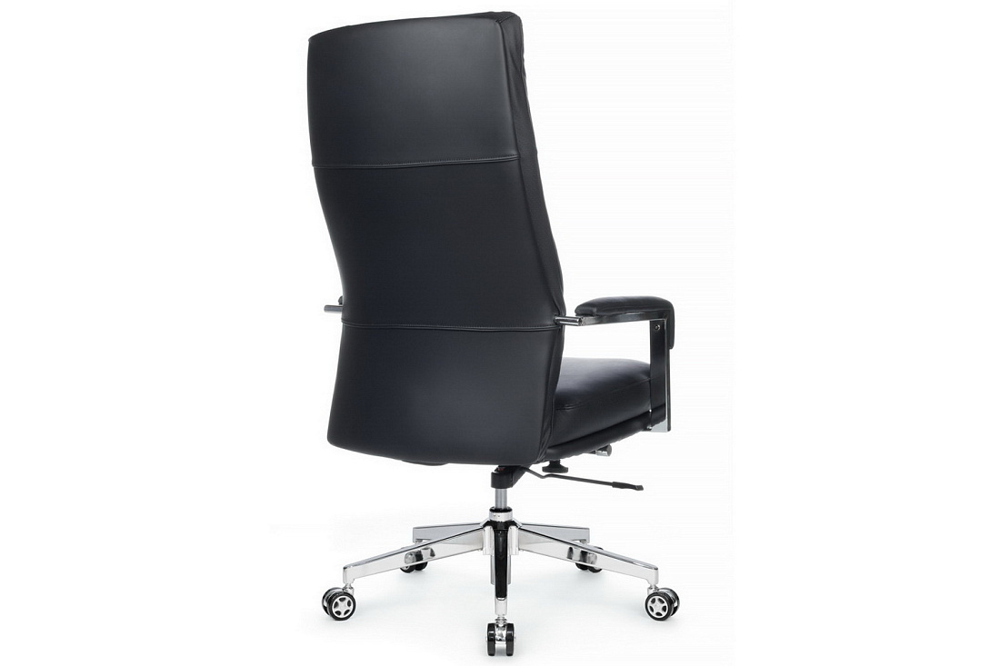 кресло руководителя rv chair leon a916-1 чёрная экокожа фото