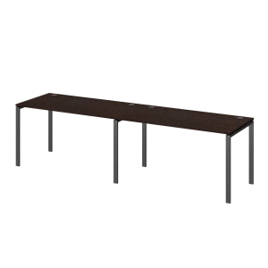 Бенч линейный на 2 рабочих места Protech АМБЛ-002 Дуб венге/Антрацит фото