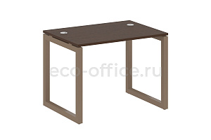 Стол письменный METAL SYSTEM QUATTRO 5x5 50БО.СП-1 Венге Цаво / Мокко металл фото