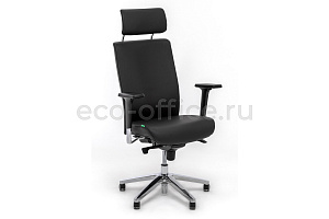 Кресло руководителя Profoffice RONAN S Чёрная кожа фото