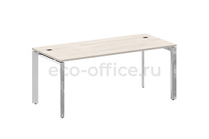 Стол руководителя ONIX DIRECT LUX M-O.MP-SRR-5.8 Денвер Светлый / Нержавеющая сталь фото