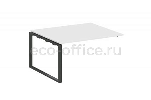 Проходной наборный элемент переговорного стола METAL SYSTEM STYLE БО.ППРГ-3 Белый / Антрацит металл фото