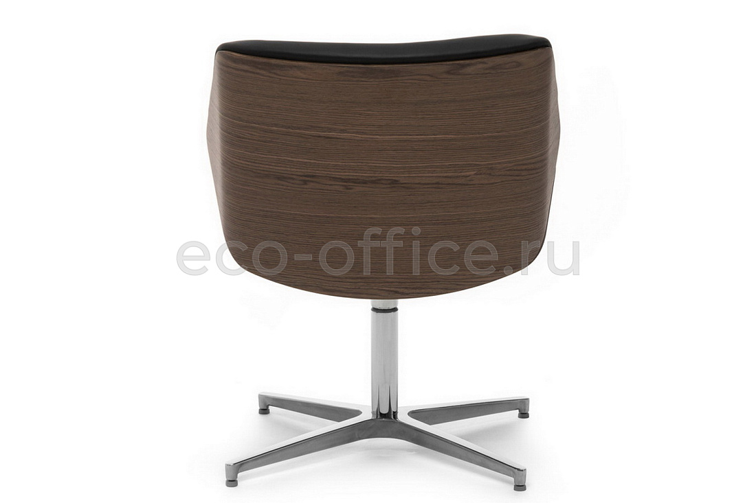 Кресло Profoffice CHARM WOOD LOUNGE Чёрная кожа  стоимость