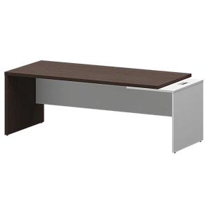 Стол руководителя правый Protech KZ-22R Дуб венге/Белый фото