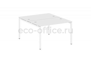 Рабочая станция METAL SYSTEM QUATTRO 4x4 40БП.РАС-СП-2.2 Белый / Белый металл фото